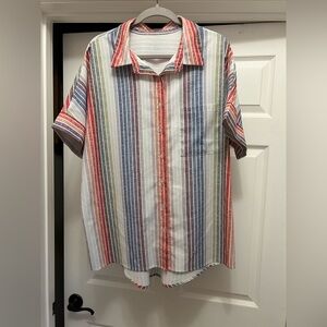 Striped Multicolor Women's Shirt